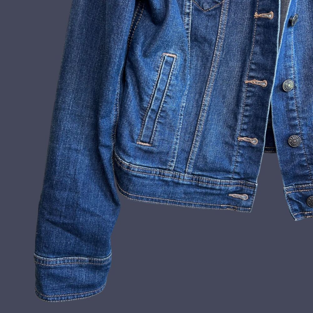 Old Navy Dark Denim Jean Jacket - Picture 3 of 7